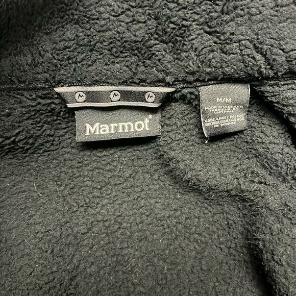 Marmot Women’s Black Full Zip Teddy Collared Long Sleeve Jacket w/ Pockets- Med - Picture 12 of 17